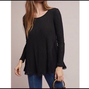 Eri + Ali black long sleeve top